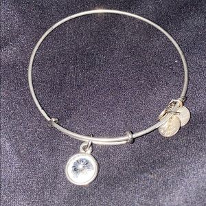 Alex and Ani April Birthstone Bangle